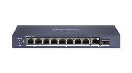 10 prievadų, 8 PoE prievadų komutatorius Hikvision DS-3E0510HP-E