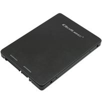 Qoltec M.2 SSD Adapter | SATA NGFF to SATA III | 2TB | Super speed 6Gb/s | Black