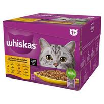WHISKAS Poultry Feast - drėgno kačių ėdalo - 24x85 g