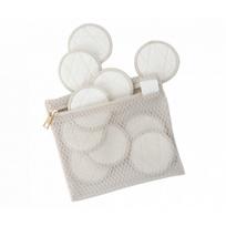 Norwex Microfiber & Bamboo Reusable Rounds Mikropluošto-bambuko pagalvėlės makiažo valymui, 10 vnt.
