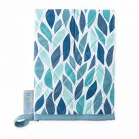 Norwex Window Cloth Mitt Pirštinė stiklams valyti, Leaves pattern
