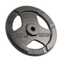 Ketaus apkrova 20kg, skylė 31mm, plokštė su rankenomis, REBEL ACTIVE