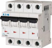 Eaton Grandinės pertraukiklis 4P C 50A 6kA AC PL6-C50/4 166530