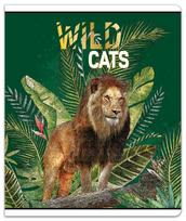 Sąsiuvinis langeliais langeliais WILD CATS A5 12 lapų