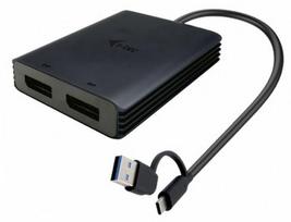 Adapter Video USB-A/USB-C Dual 4K/60 Hz DisplayPort
