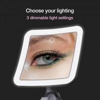 Prilipinamas arba pastatomas kosmetinis didinantis veidrodis su LED Mira x10