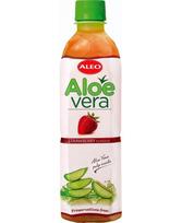 Gaivusis sulčių gėrimas ALEO Aleo vera, braškių skonio, 500 ml