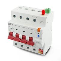 Tuya - 3 fazių WiFi saugiklis su energijos skaitikliu - 4P 16A - RTX WCB16-4P