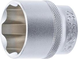 Galvutė šešiakampė | Super Lock | 12.5 mm (1/2") | 32 mm (2432)