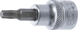 Antgalis įpresuotas į galvutę | 10 mm (3/8") | T-Star (Torx) T27 (2544)