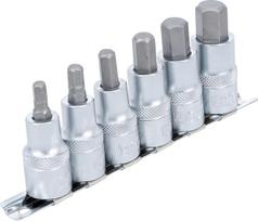 Įpresuotų antgalių rinkinys | 12,5 mm (1/2") | Hex šešiakampis 6 - 14 mm | 6 vnt. (8887)
