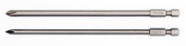 Antgaliai kryžminiai 1/4", 2vnt, : PH1X150MM; PH2X150MM  (YT-0489)