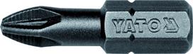 Antgalis kryžminis 1/4"x25MM, dydis PZ2, S2  50 vnt (YT-7811)