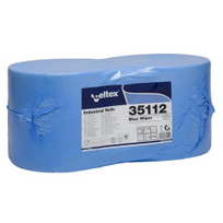 Celtex pramoninis popierius blue wiper 970, 2sl., mėlyna, 2vnt
