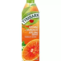 Apelsinų ir raudonųjų Sicilijos apelsinų sulčių gėrimas TYMBARK, 1 l