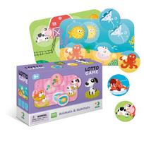 Stalo žaidimai Loto žaidimas Gyvūnai ir buveinės
