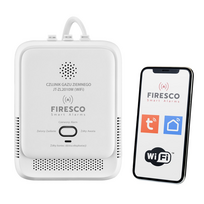 Gamtinių dujų detektorus su WiFi funkcija Firesco JT-ZL2010W