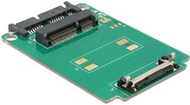Delock mSATA adapter, Micro SATA 16-pin to mSATA (62520)