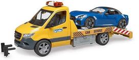 BRUDER Mercedes-Benz Sprinter roadside assistance tow truck with a light and sound module