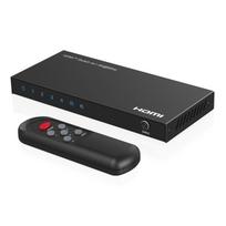 MicroConnect 4K@60Hz HDMI Switch 4x1, HDCP  2.2, w/ Remote control