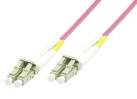 MicroConnect LC/UPC-LC/UPC 50m OM4 Fibre  Patch Cable MM Duplex LSZH