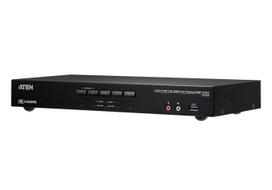 Aten 4-Port True 4K HDMI Dual-View  KVM Switch with Audio  AND  USB