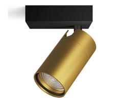 Philips - Akcentinis vonios šviestuvas IDRIS 1xGU10/5W/230V IP44 juoda/auksas
