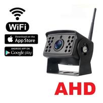 Belaidė parkavimo kamera 5G WIFI AHD1080P su IR LED Android, IOS 12/24V