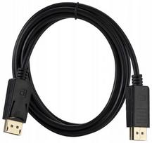 Ekrano prievadas DP DisplayPort kabelis 1 m