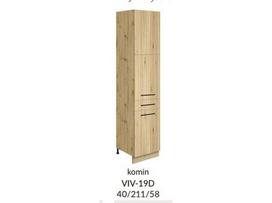 Aukšta virtuvinė spintelė (40cm) VIV-19D