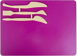 Lentelė plastilinui Kite, 250x180mm, su 3 įrankiais