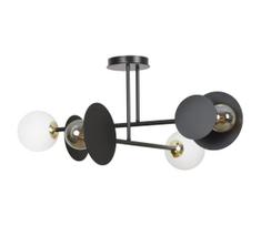 Sietynas ant stulpo MINERVA 2xE27/15W + 2xE14/10W/230V juoda