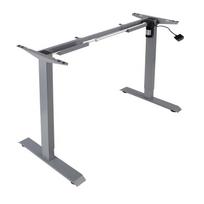 Reguliuojamo rašomojo stalo kojos ERGO su 1 varikliu,  h71-121 cm, pilka