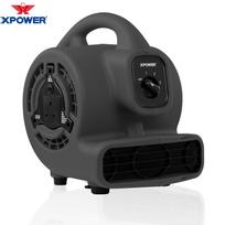XPOWER Juoda Galinga kilimų džiovintuvas Oro pūstuvas Profesionalus lauko vejos namas Hotel Supermarket Air Mover pramoninis pūstuvas EU Plug juoda