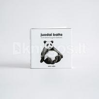 Juodai balta kontrastinė knygelė kūdikiams