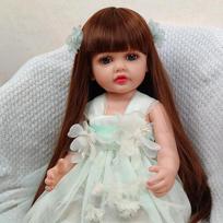55 cm kūdikių silikoninė Reborn lėlė mergaitėms 55 cm miela Bb naujagimio tikroviška minkšto formavimo lėlių rinkiniai Princesė Mieli dovanoti žaislai vaikui 55cm