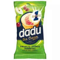 DADU obuolių ir vyšnių skonio šerbetas, 80 ml