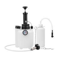3L Skysčio Stabdžių Nuorinimo Rinkinys su 1L Papildymo Buteliu ir Cilindro Adapteriu, Vakuuminis Siurblys Nuorinimo Slėgis 10-30 PSI Automobilio Sankabos Pneumatinėms A B S Sistemoms 40*18*8.4cm juoda/balta