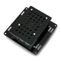 Dėklas Raspberry Pi 5 Vesa v2 tvirtinimui ant monitoriaus - juodas
