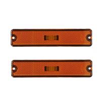 2 vnt. Priekinio buferio šoninis gabaritinis žibintas Jeep Wrangler YJ 1987-1995