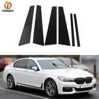Automobilio statramsčio stulpų formavimo dangtelio apdailos apdaila, skirta BMW 7 serijos G11 G12 730i 730Li 740i 2016-2022 langų apdailai BC kolonų lipdukai