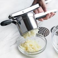 Morse 304 nerūdijančio plieno bulvių trintuvai vaisių presams su juodomis minkštomis rankenomis