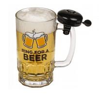 Bokalas su varpeliu stiklinis 500 ml