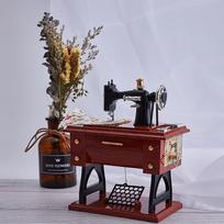 Muzikos dėžutė Siuvimo mašina Retro Nostalgiška Imitacija Muzikos dėžutės Ornamentas