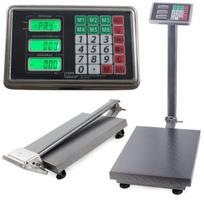 LCD elektroninės platforminės svarstyklės, pilkos