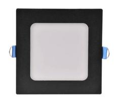 LED įleidžiamas lubinis šviestuvas RIGEL LED/4,8W/230V 4000K 11,8x11,8 cm juoda