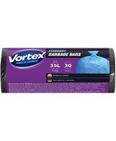 Šiukšlių maišai VORTEX, 35 l, 30 vnt. HDPE, mėlyni