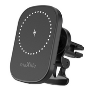 maXlife MXCH-16 Magnetic Car Holder + 15W Wireless Charger