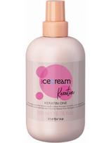 Inebrya daugiafunkcinis atstatomasis ir drėkinamasis kremas plaukams su keratinu Inebrya Ice Cream Keratin One 200ml