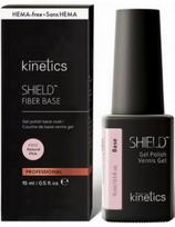 Kinetics vidutinio storio pagrindas, idealiai tinkantis ploniems nagams Kinetic Shield Fiber Base Natural Pink 902 15ml